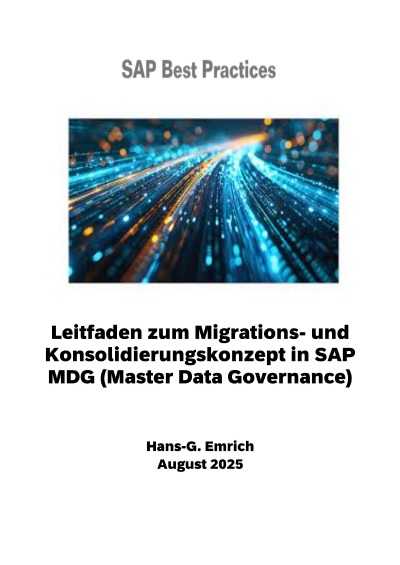 'Cover von Leitfaden zum Migrations- und Konsolidierungskonzept in SAP MDG (Master Data Governance)'-Cover
