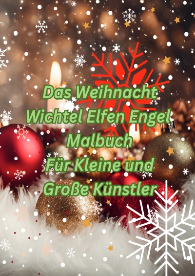 'Cover von Das Wichtel Elfen Engel Malbuch'-Cover