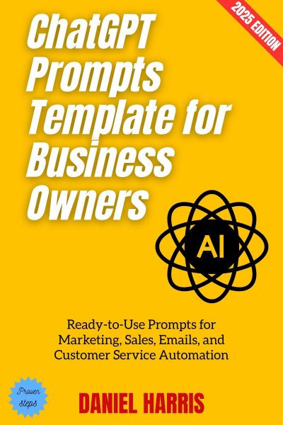 'Cover von ChatGPT Prompts Template for Business Owners:'-Cover
