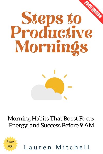 'Cover von Steps to Productive Mornings:'-Cover