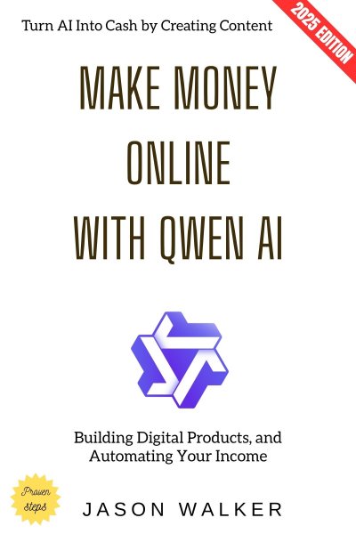 'Cover von Make Money Online with Qwen AI:'-Cover