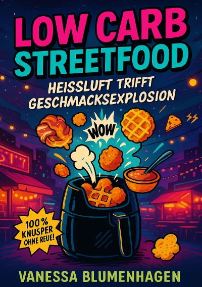 'Cover von Low Carb Streetfood – Heißluft trifft Geschmacksexplosion'-Cover