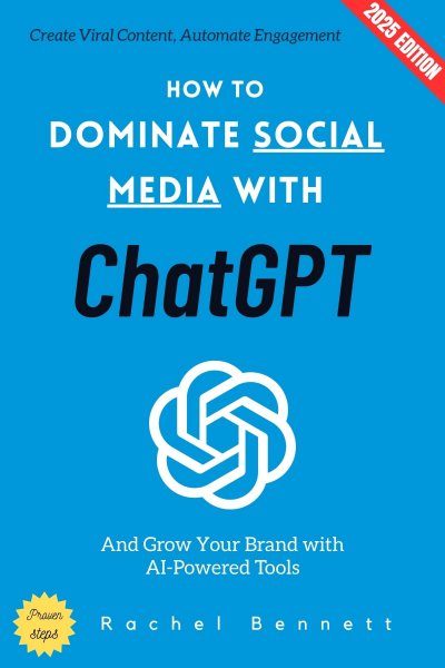 'Cover von How to Dominate Social Media with ChatGPT:'-Cover