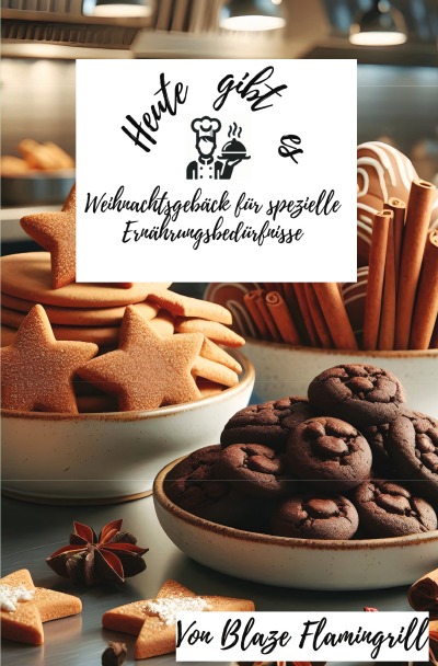 'Cover von Heute gibt es – Weihnachtsgebäck für spezielle Ernährungsbedürfnisse'-Cover