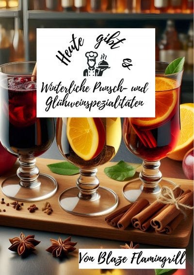 'Cover von Heute gibt es – Winterliche Punsch- und Glühweinspezialitäten'-Cover