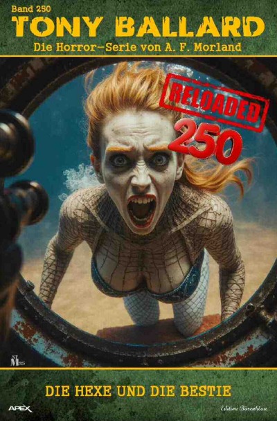 'Cover von Tony Ballard – Reloaded, Band 250: Die Hexe und die Bestie'-Cover