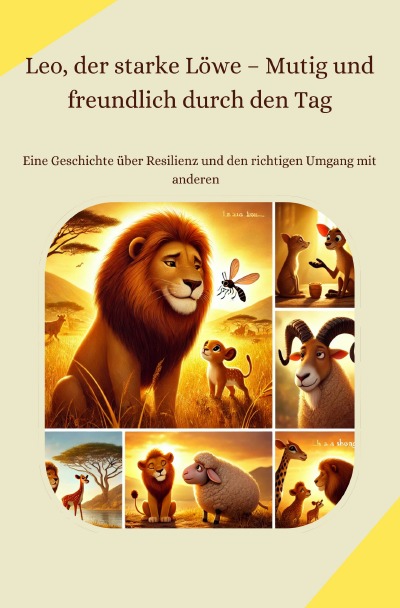 'Cover von Leo der starke Löwe-Mutig und freundlich durch den Tag'-Cover