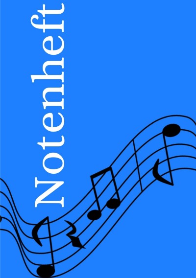 'Cover von Notenheft: DIN A5 Notenlinienheft | 300 Seiten mit 12 Notenzeilen / Systeme pro Blatt | Papier 90g/m² | Musikheft mit Notenlinien'-Cover