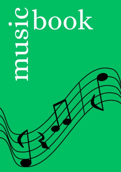 'Cover von Music Book: DIN A4 Staff Book | 30 Pages with 12 Staves / Systems per Sheet | Paper 90g/m²'-Cover