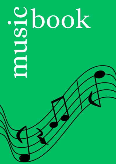 'Cover von Music Book: DIN A4 Staff Book | 30 Pages with 12 Staves / Systems per Sheet | Paper 90g/m²'-Cover