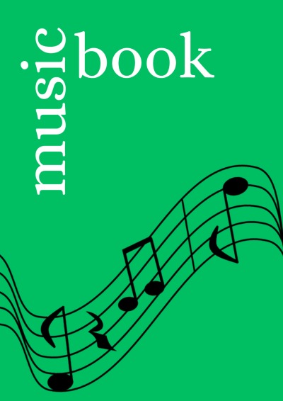 'Cover von Music Book: DIN A4 Staff Book | 46 Pages with 12 Staves / Systems per Sheet | Paper 90g/m²'-Cover
