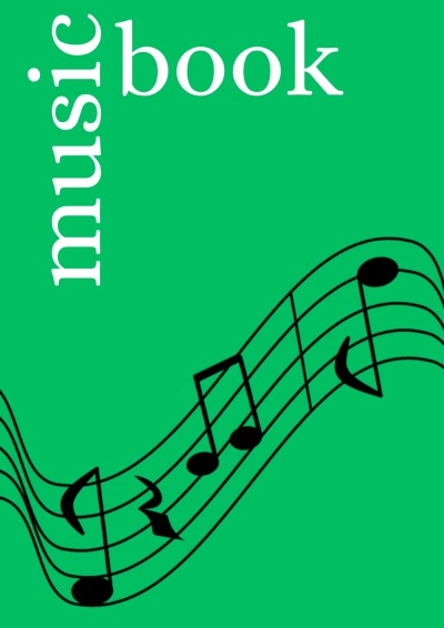 'Cover von Music Book: DIN A4 Staff Book | 46 Pages with 12 Staves / Systems per Sheet | Paper 90g/m²'-Cover