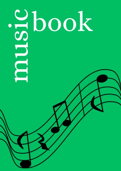 'Cover von Music Book: DIN A4 Staff Book | 60 Pages with 12 Staves / Systems per Sheet | Paper 90g/m²'-Cover