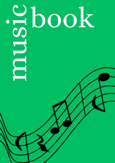 'Cover von Music Book: DIN A4 Staff Book | 60 Pages with 12 Staves / Systems per Sheet | Paper 90g/m²'-Cover
