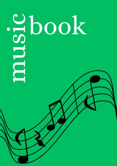 'Cover von Music Book: DIN A4 Staff Book | 100 Pages with 12 Staves / Systems per Sheet | Paper 90g/m²'-Cover