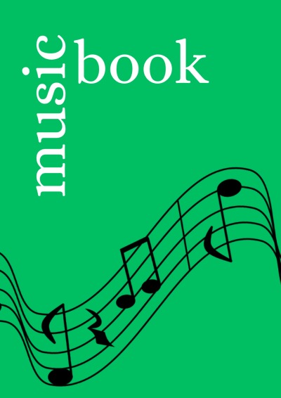 'Cover von Music Book: DIN A4 Staff Book | 100 Pages with 12 Staves / Systems per Sheet | Paper 90g/m²'-Cover