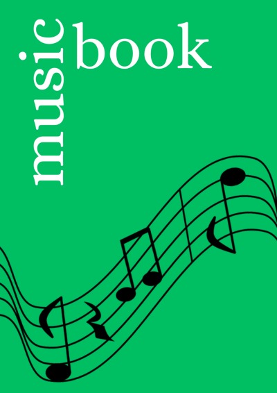 'Cover von Music Book: DIN A4 Staff Book | 200 Pages with 12 Staves / Systems per Sheet | Paper 90g/m²'-Cover