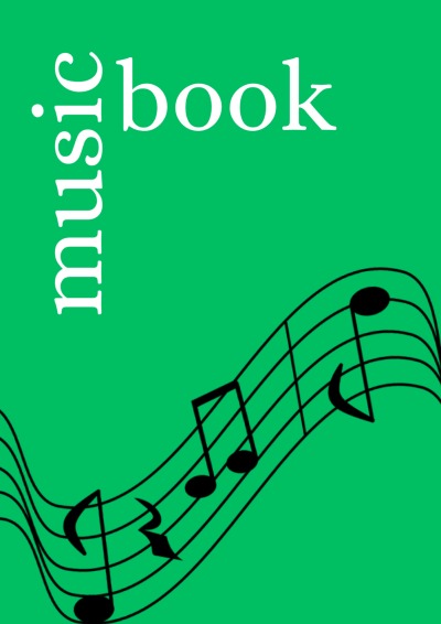 'Cover von Music Book: DIN A4 Staff Book | 300 Pages with 12 Staves / Systems per Sheet | Paper 90g/m²'-Cover