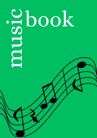 'Cover von Music Book: DIN A5 Staff Book | 30 Pages with 12 Staves / Systems per Sheet | Paper 90g/m²'-Cover