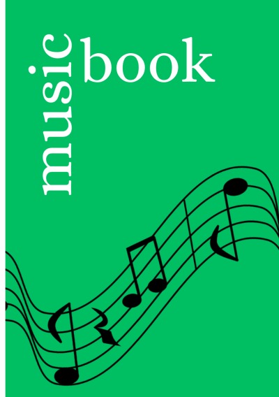 'Cover von Music Book: DIN A5 Staff Book | 30 Pages with 12 Staves / Systems per Sheet | Paper 90g/m²'-Cover