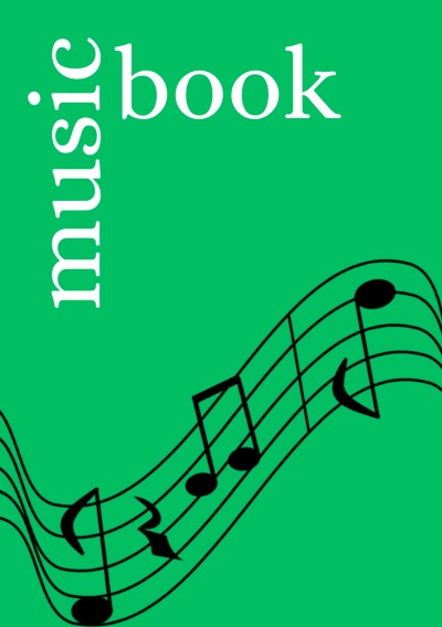 'Cover von Music Book: DIN A5 Staff Book | 48 Pages with 12 Staves / Systems per Sheet | Paper 90g/m²'-Cover