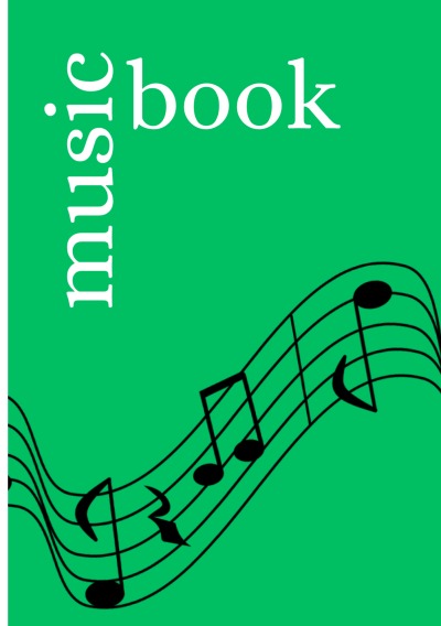 'Cover von Music Book: DIN A5 Staff Book | 48 Pages with 12 Staves / Systems per Sheet | Paper 90g/m²'-Cover