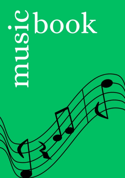 'Cover von Music Book: DIN A5 Staff Book | 60 Pages with 12 Staves / Systems per Sheet | Paper 90g/m²'-Cover