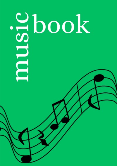 'Cover von Music Book: DIN A5 Staff Book | 100 Pages with 12 Staves / Systems per Sheet | Paper 90g/m²'-Cover
