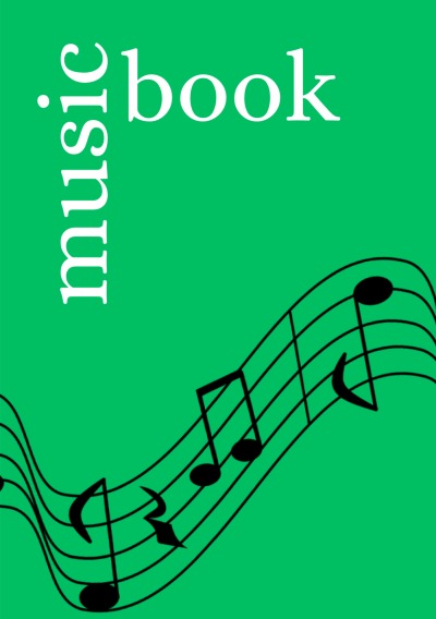 'Cover von Music Book: DIN A5 Staff Book | 100 Pages with 12 Staves / Systems per Sheet | Paper 90g/m²'-Cover