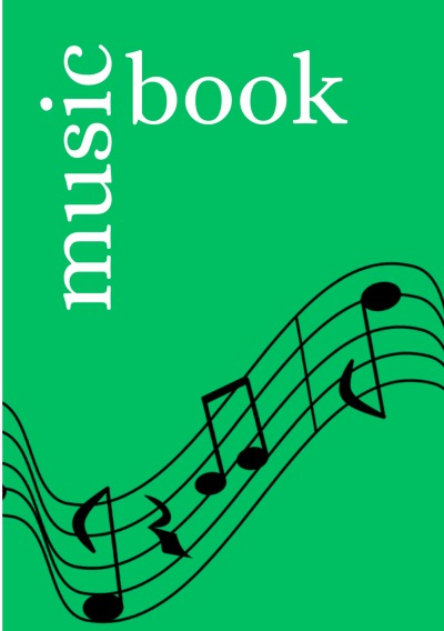 'Cover von Music Book: DIN A5 Staff Book | 200 Pages with 12 Staves / Systems per Sheet | Paper 90g/m²'-Cover