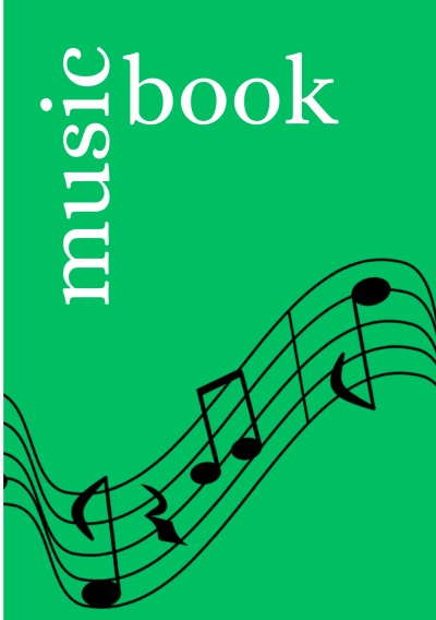 'Cover von Music Book: DIN A5 Staff Book | 200 Pages with 12 Staves / Systems per Sheet | Paper 90g/m²'-Cover