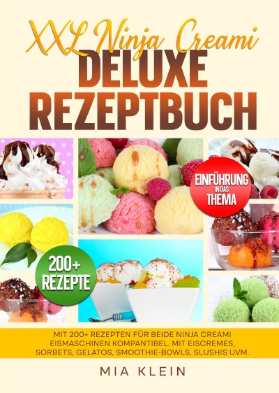 'Cover von XXL Ninja Creami Deluxe Rezeptbuch'-Cover