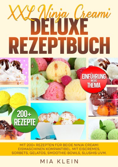 'Cover von XXL Ninja Creami Deluxe Rezeptbuch'-Cover