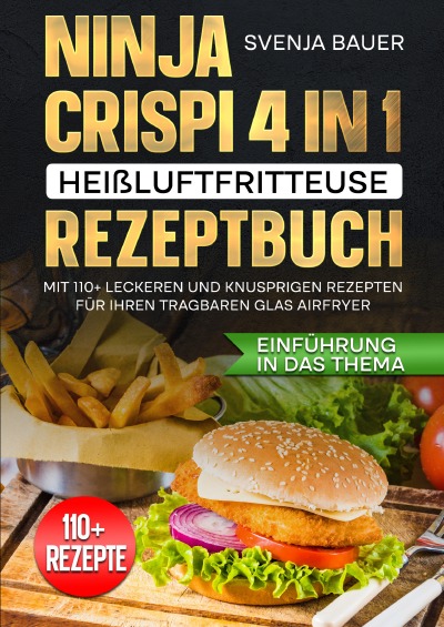 'Cover von Ninja CRISPi 4 in 1 Heißluftfritteuse Rezeptbuch'-Cover