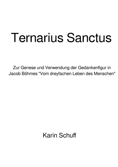 'Cover von Ternarius Sanctus'-Cover