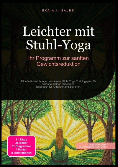 'Cover von Leichter mit Stuhl-Yoga: Ihr Programm zur sanften Gewichtsreduktion'-Cover
