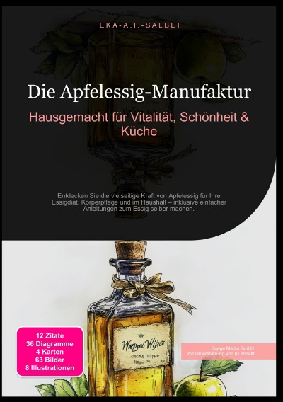 'Cover von Die Apfelessig-Manufaktur: Hausgemacht für Vitalität, Schönheit & Küche'-Cover