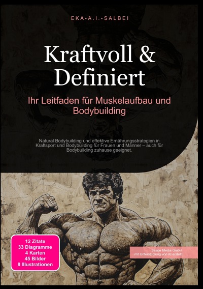 'Cover von Kraftvoll & Definiert: Ihr Leitfaden für Muskelaufbau und Bodybuilding'-Cover