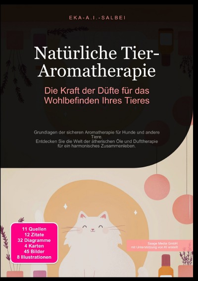 'Cover von Natürliche Tier-Aromatherapie: Die Kraft der Düfte für das Wohlbefinden Ihres Tieres'-Cover