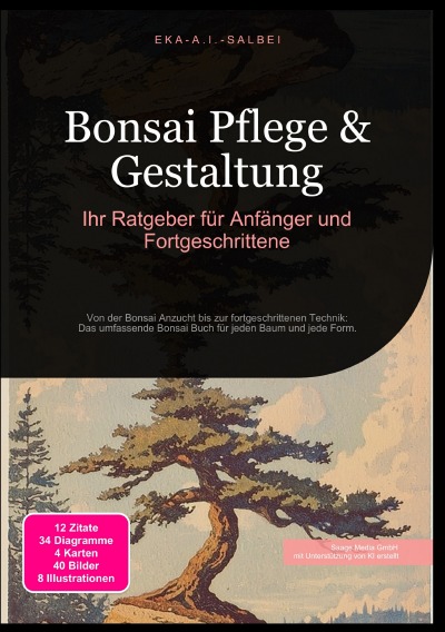 'Cover von Bonsai Pflege & Gestaltung: Ihr Ratgeber für Anfänger und Fortgeschrittene'-Cover