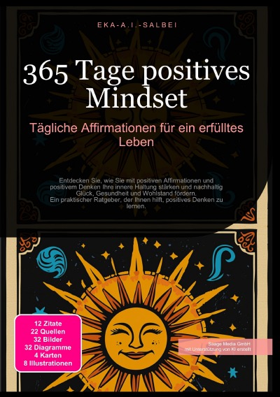 'Cover von 365 Tage positives Mindset: Tägliche Affirmationen für ein erfülltes Leben'-Cover