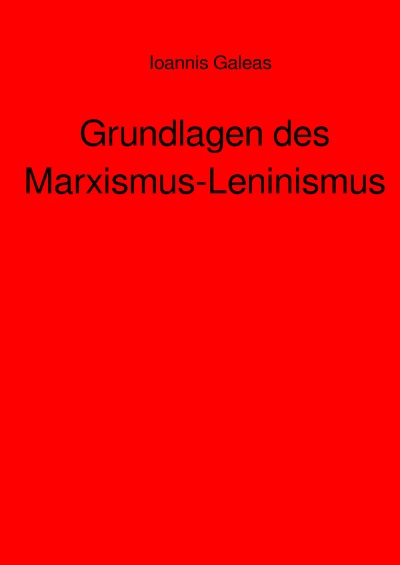 'Cover von Grundlagen des Marxismus-Leninismus'-Cover