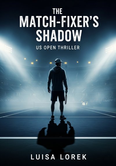 'Cover von The Match-Fixer’s Shadow: US Open Tennis Thriller, High-Stakes Match-Fixing & Survival Suspense'-Cover