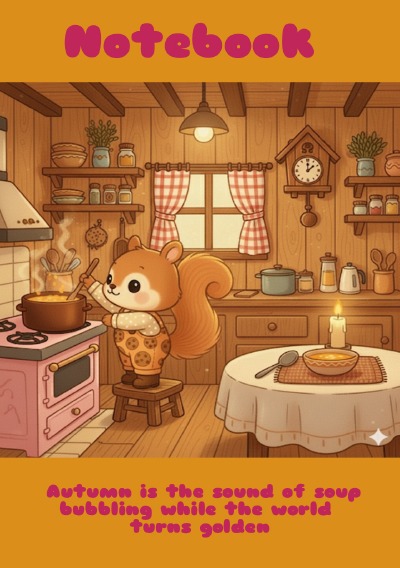 'Cover von Notebook „Notes from the Chipmunk’s Cottage“'-Cover