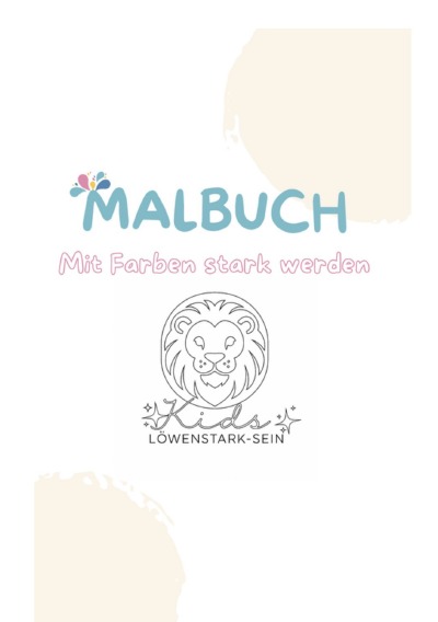 'Cover von Malbuch Mit Farben stark werden'-Cover