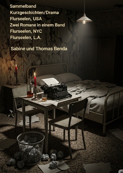 'Cover von Sammelband Kurzgeschichten/Drama Flurseelen, USA – Zwei Romane in einem Band'-Cover