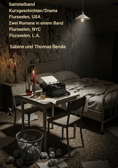 'Cover von Sammelband Kurzgeschichten/Drama Flurseelen, USA – Zwei Romane in einem Band'-Cover