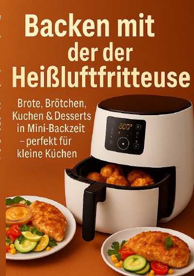 'Cover von Backen mit der Heißluftfritteuse'-Cover