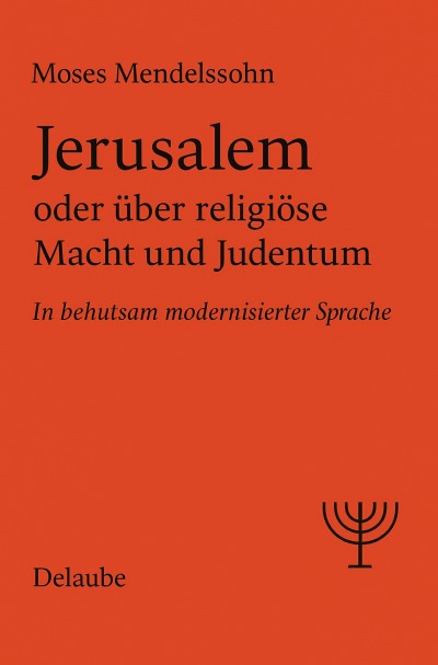 'Cover von Jerusalem oder über religiöse Macht und Judentum'-Cover