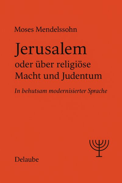 'Cover von Jerusalem oder über religiöse Macht und Judentum'-Cover